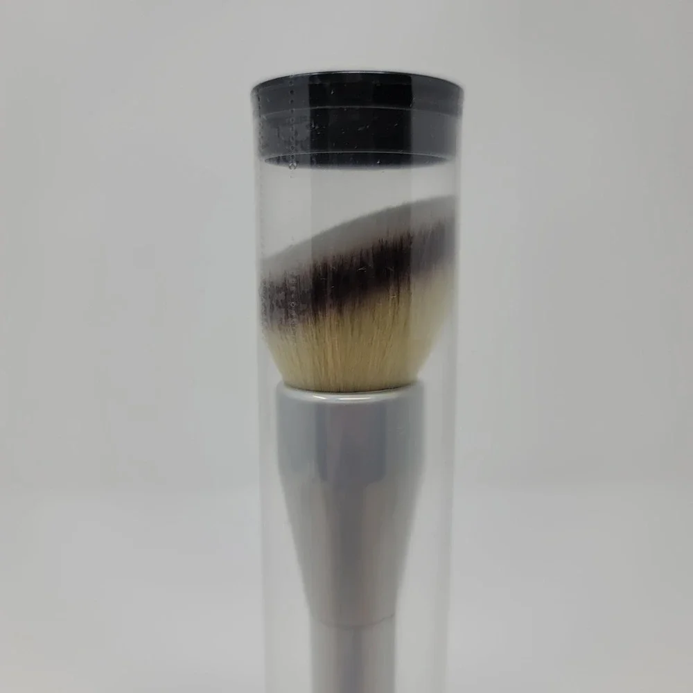 IT Cosmetics CC+ Angled Buffing Foundation Makeup Brush Silver Handle New Sealed